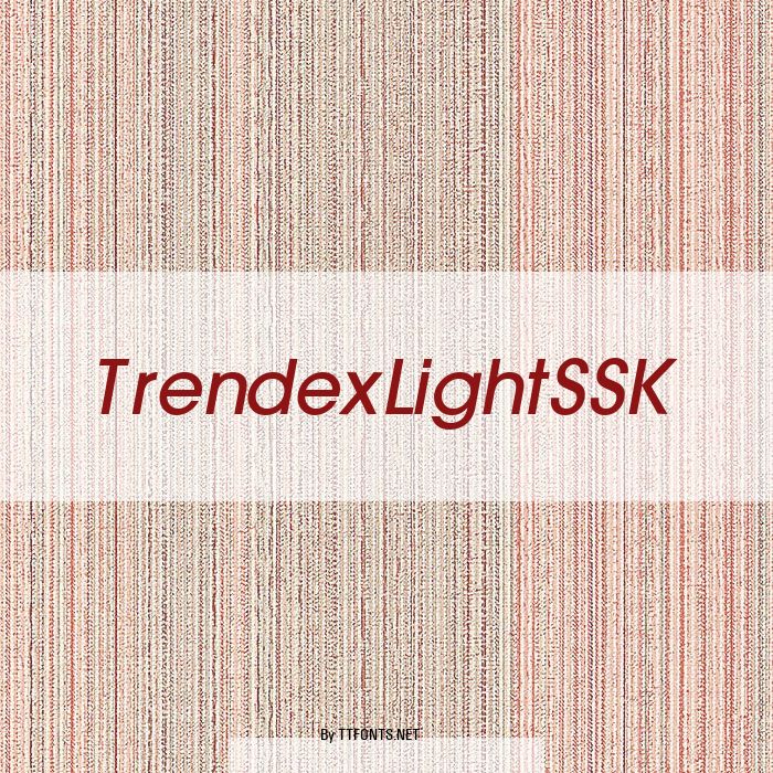TrendexLightSSK example